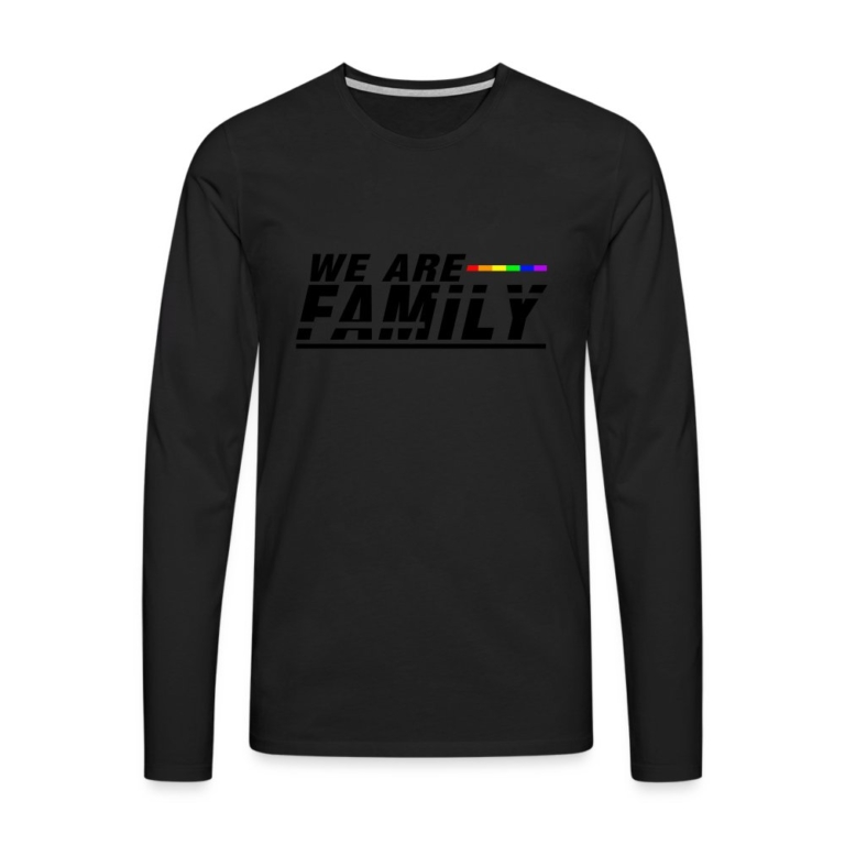 we-are-family-maenner-premium-langarmshirt-schwarz