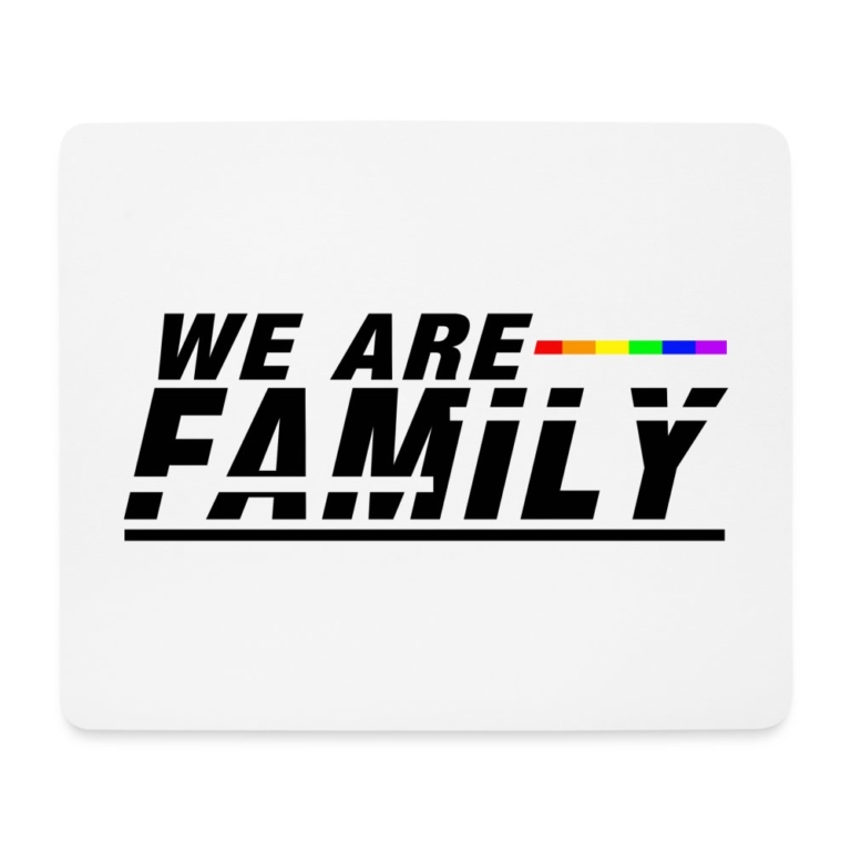 we-are-family-mousepad-querformat-weiss