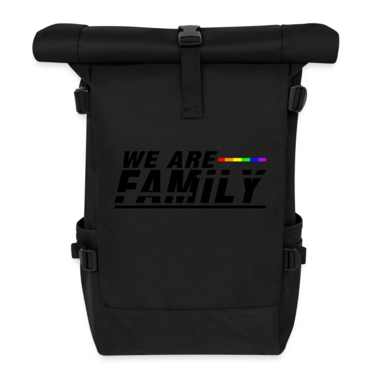 we-are-family-rolltop-rucksack-schwarz