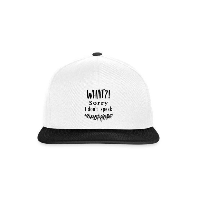 what-sorry-i-dont-speak-homophobic-snapback-cap-weiss-schwarz