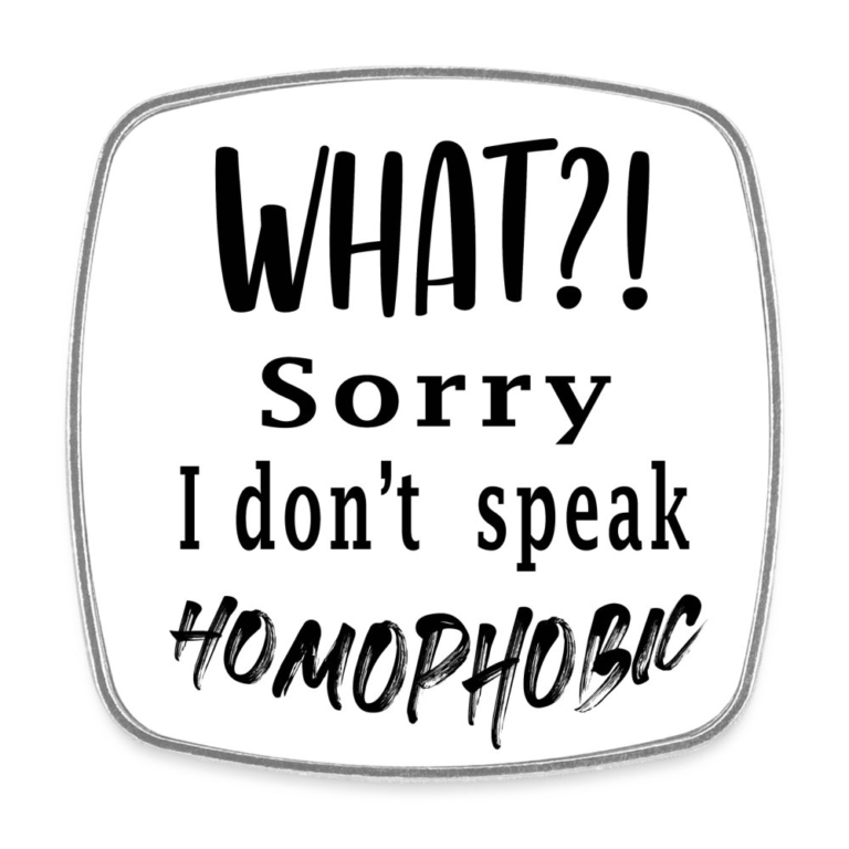 what-sorry-i-dont-speak-homophobic-viereckiger-kuehlschrankmagnet-weiss