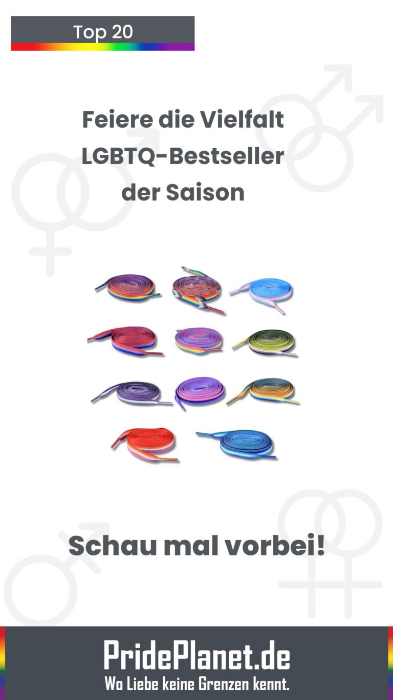 Bunte LGBTQ-Shirts für den Pride Month