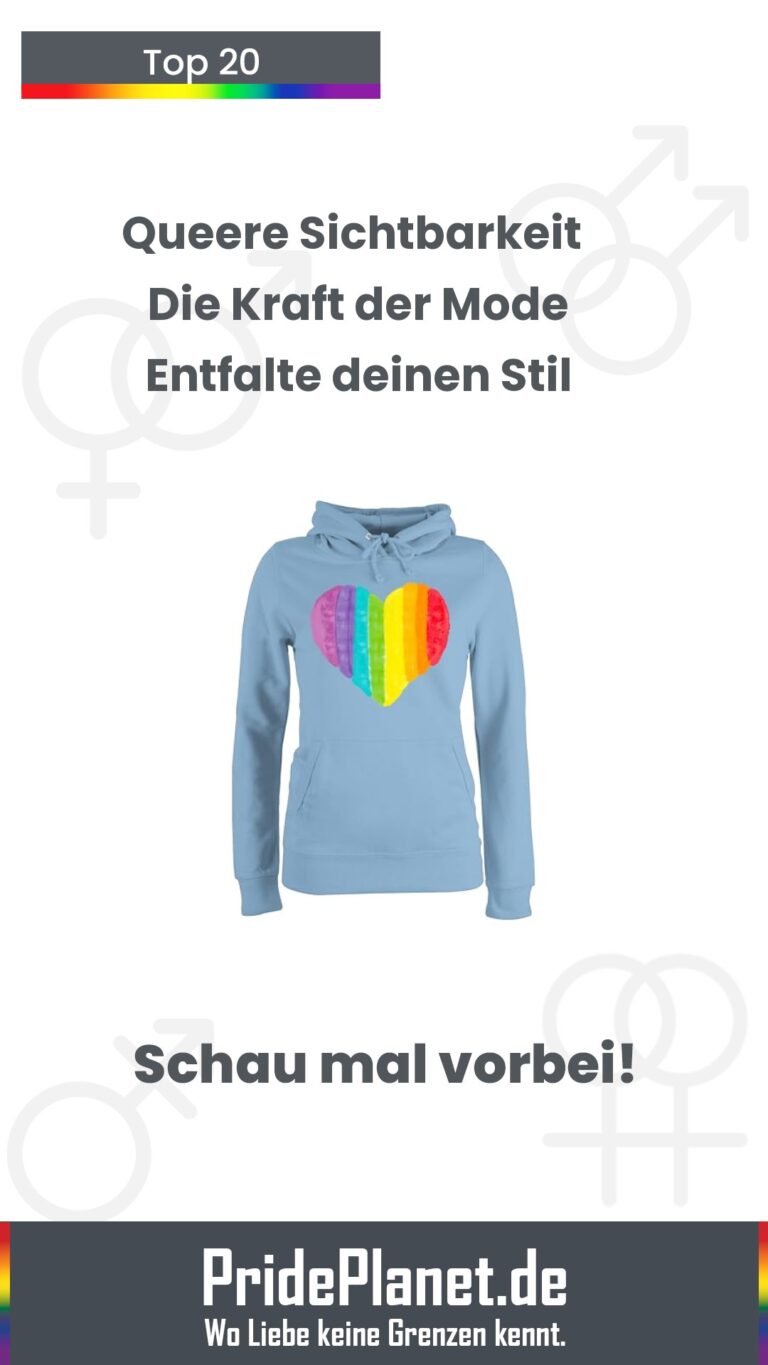 Bunte queere Shirts für den Pride Month