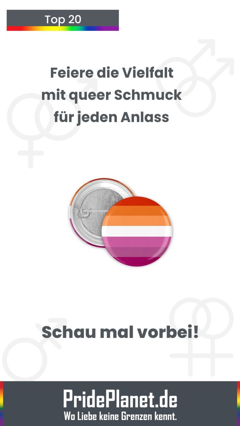 Bunter queer Schmuck für Pride Month