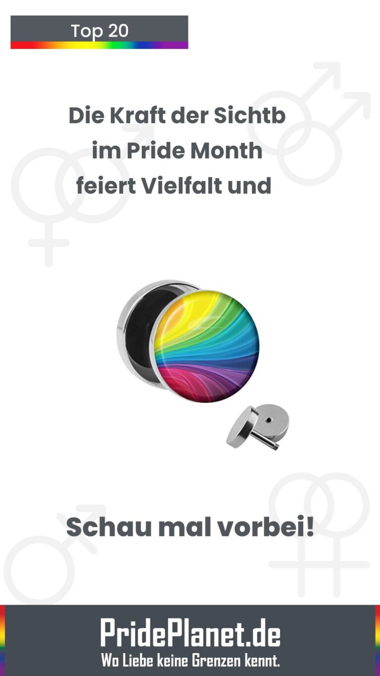 Bunte Pride-Flagge im Pride Month