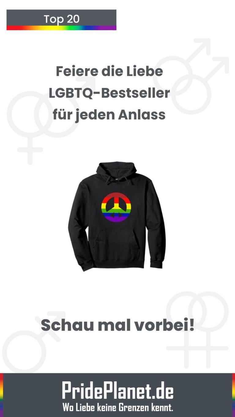 Bunte LGBTQ-Shirts für den Pride Month
