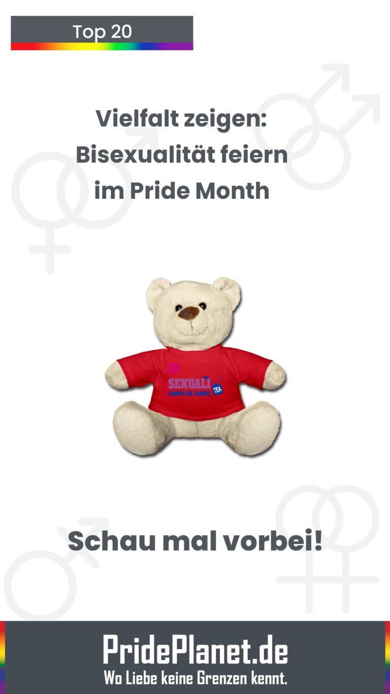 Bunte Pride-Fahne und stylisches CSD-Outfit