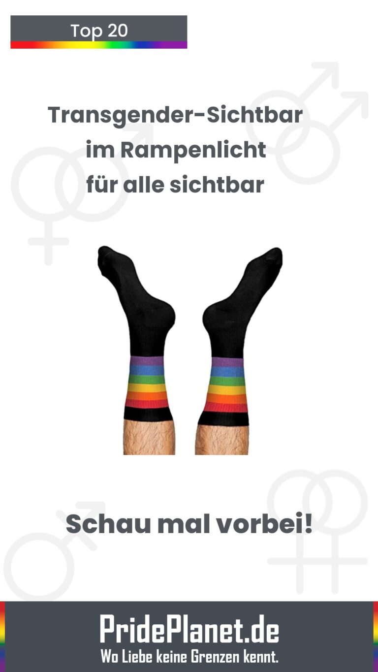 Bunte Pride-Shirts zur Unterstützung der Transgender-Community