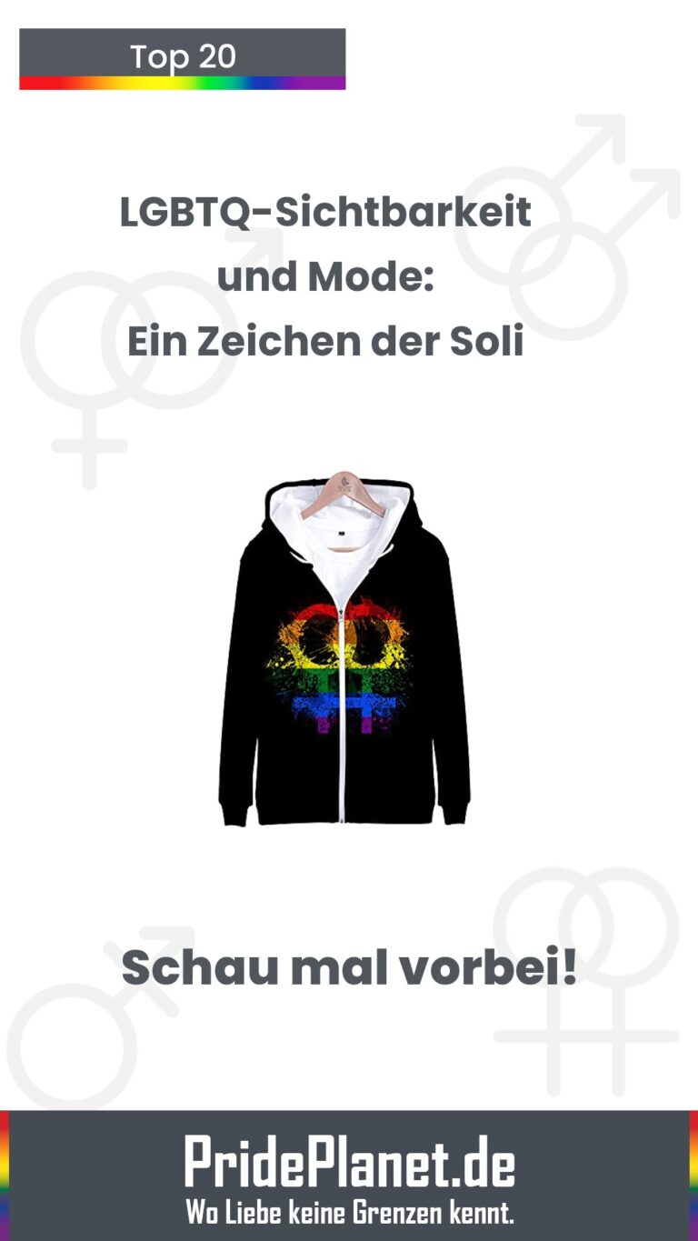 Bunte Mode für LGBTQ-Sichtbarkeit während des Pride Month