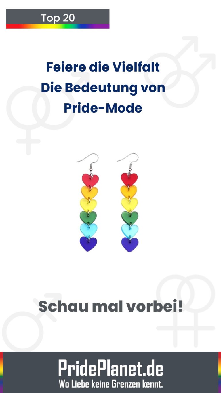 Bunte Pride-Mode und Accessoires