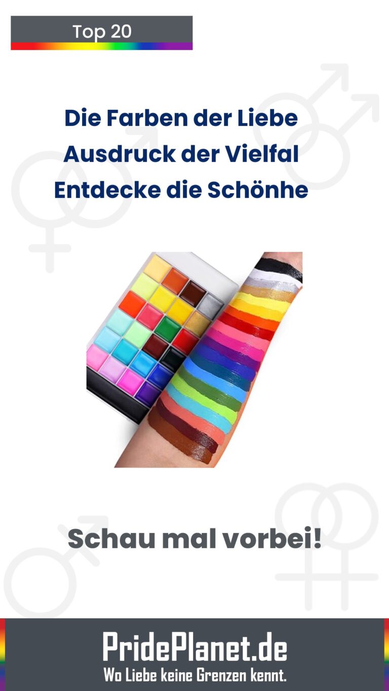 Bunte Pride-Outfits und Accessoires