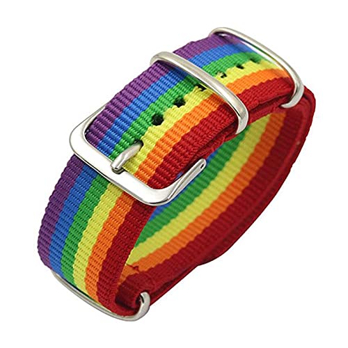 Maxter Pride Armband LGBTQ Accessoires Armbänder Gay Flag und regenbogenfarbenes Uhrenarmband