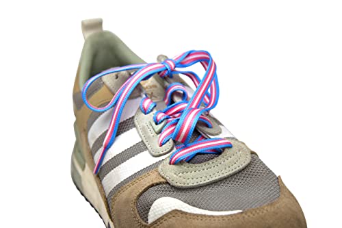 Pride.Direct® Trans Schnürsenkel | LGBT Accessoires | Trans Accessoires | Trans Merch | Rainbow Shoelaces | LGBTQ+ | Trans Pride