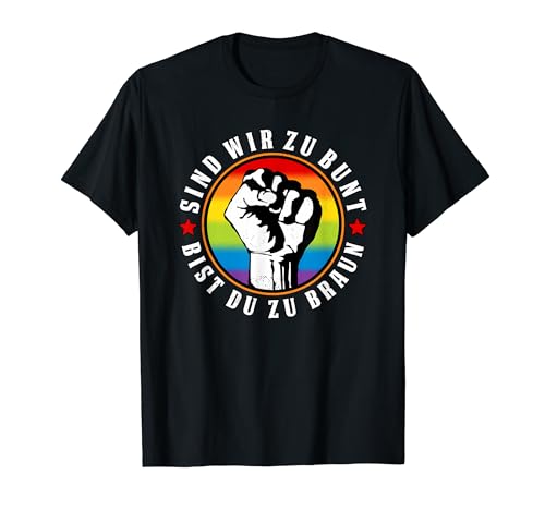 Antifaschistisches LGBTQ+ Anti Homophobie Protest T-Shirt