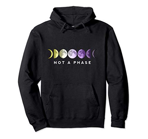 Not a phase Mond LGBT CSD Non Binary Pullover Hoodie