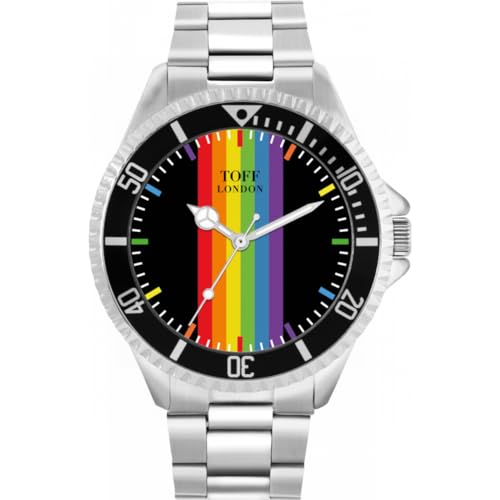 Toff London Pride Linear Rainbow Batons Uhr