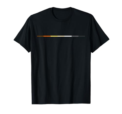 Schlichte Bären Pride Streifen Gay Bear Community Farben T-Shirt