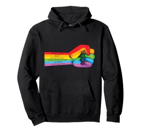 Regenbogen Herz Mit Puls – LGBT & LGBTQ Pullover Hoodie