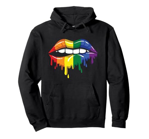 LGBT Regenbogen beißen Gay Pride Lesben Bisexuell Parade Pullover Hoodie