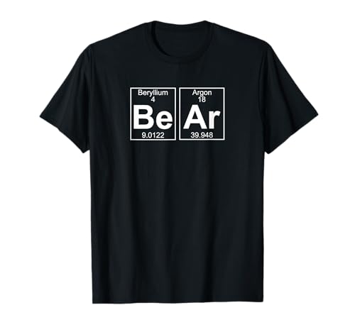 Bear Periodensystem – Gay Pride Bär T-Shirt T-Shirt