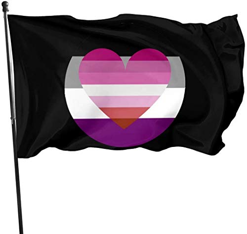 Asexual Lesbian Pride Flag Themed Single Printed Welcome Party Flag Home Garden Yard Outdoor Dekorative 3 x 5 Ft große Flagge