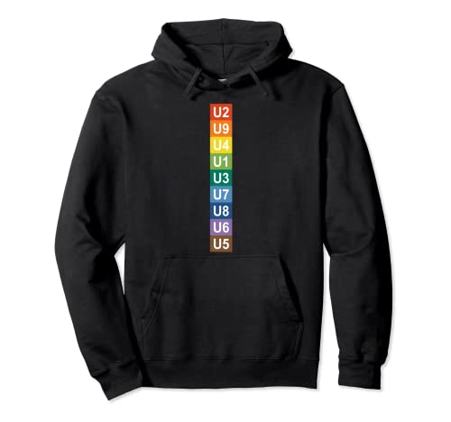 Berlin UBahn Linien Regenbogen Souvenir Geschenk Pullover Hoodie