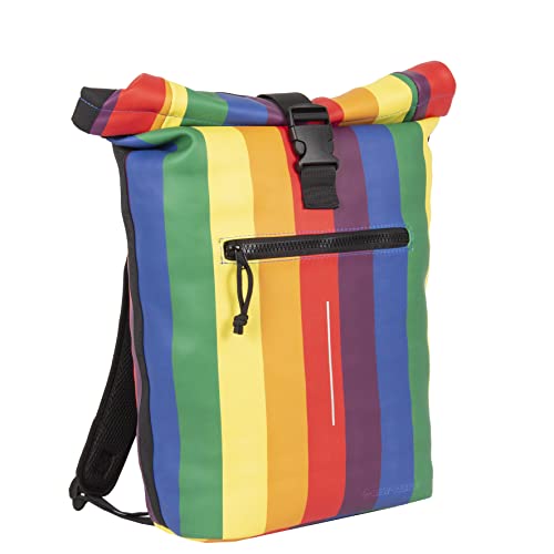New Rebels ® Mart – Rolltop – Rucksack – Rainbow – Regenbogen – Large II